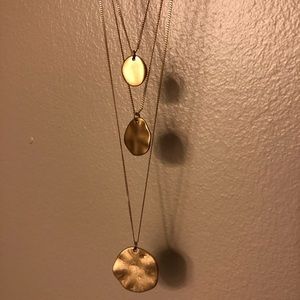 Gold layered necklace